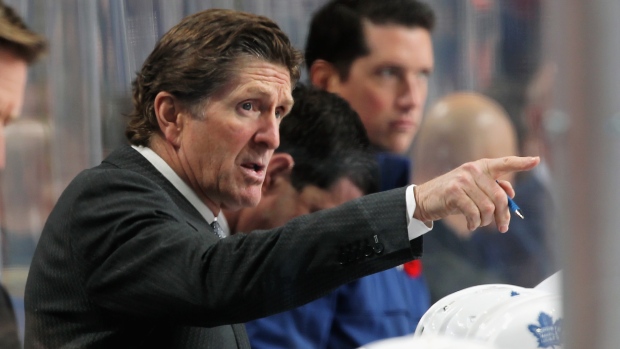 The head coach of the Toronto Maple Leafs fired a player due to……