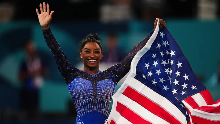 R.I.P. American gymnast Simone Biles just left us at age 27 due to..